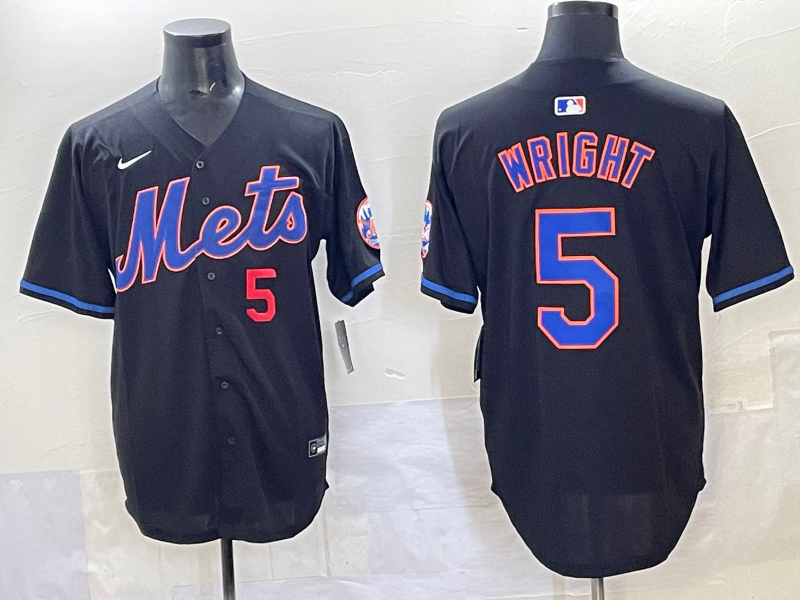 Men 2025 New York Mets #5 Wright blue MLB Nike jersey style 12